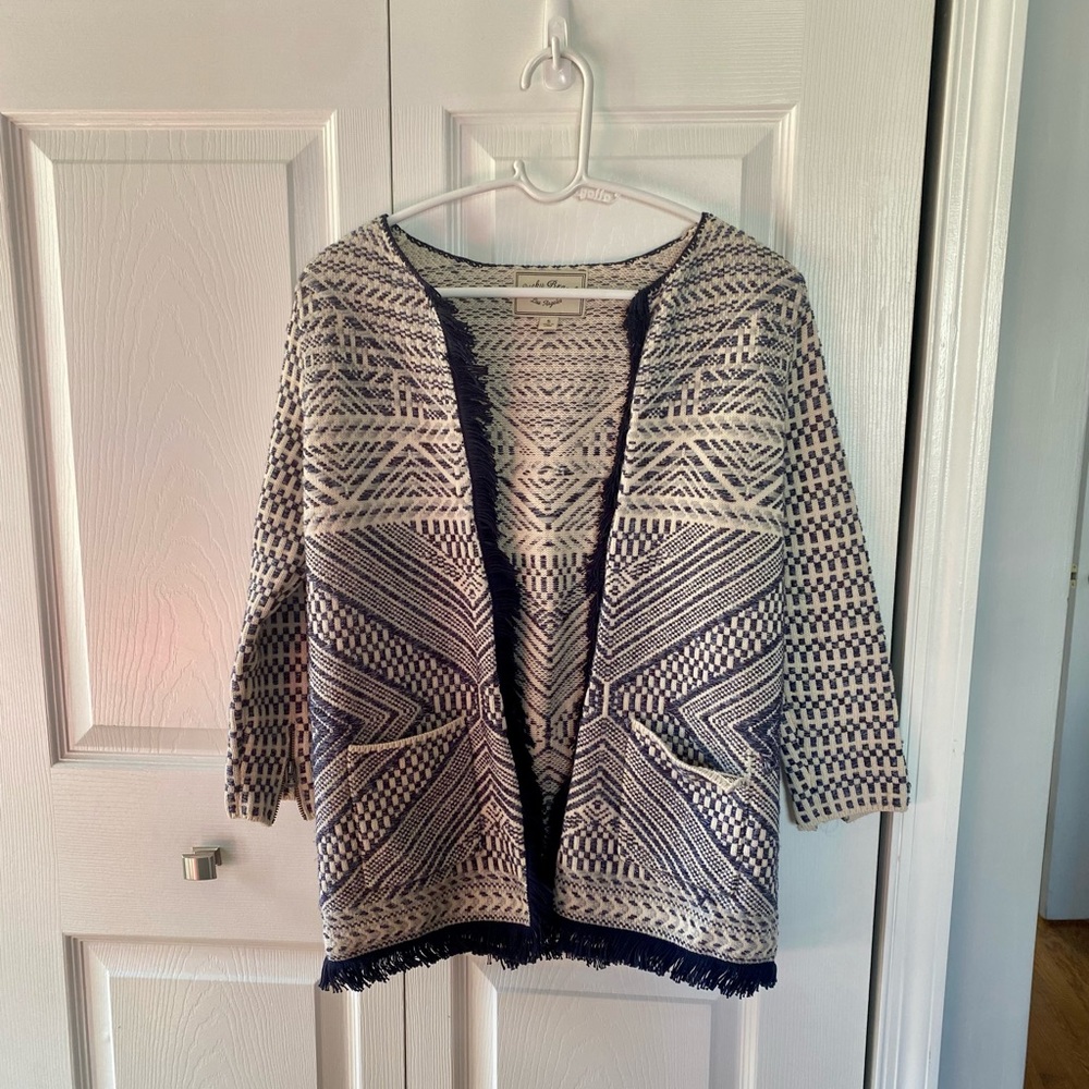 Lucky Brand Cardigan With Fringe